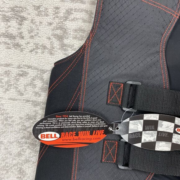 NEW BELL Race Win Live Racing Vest Black Double Straps Size Large /XL - Picture 3 of 7